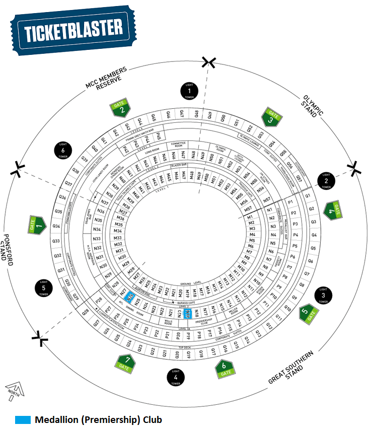 Etihad Stadium Afl Seating Chart